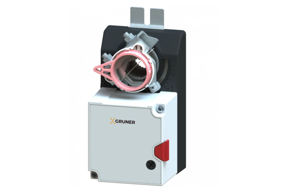 227CSZ: Atuador Rotativo GRUNER para Dampers em HVAC
