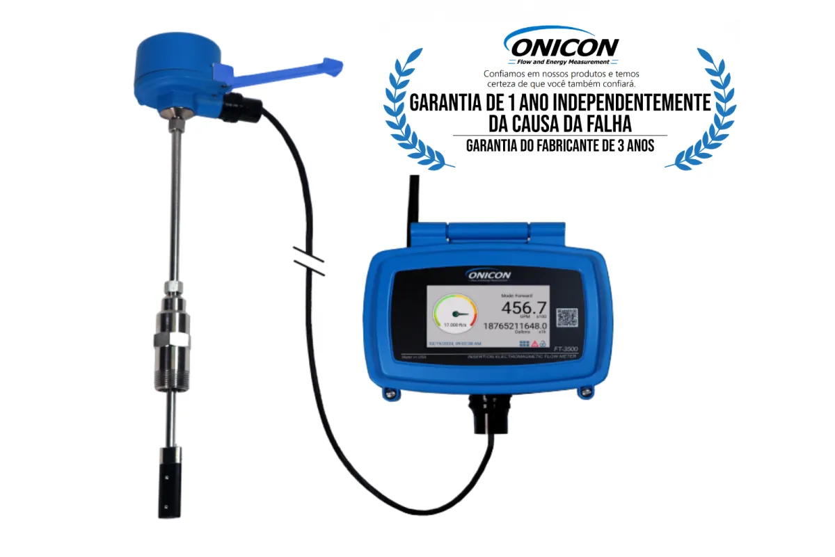 Série FT-3500: Medidores de vazão eletromagnéticos - Onicon