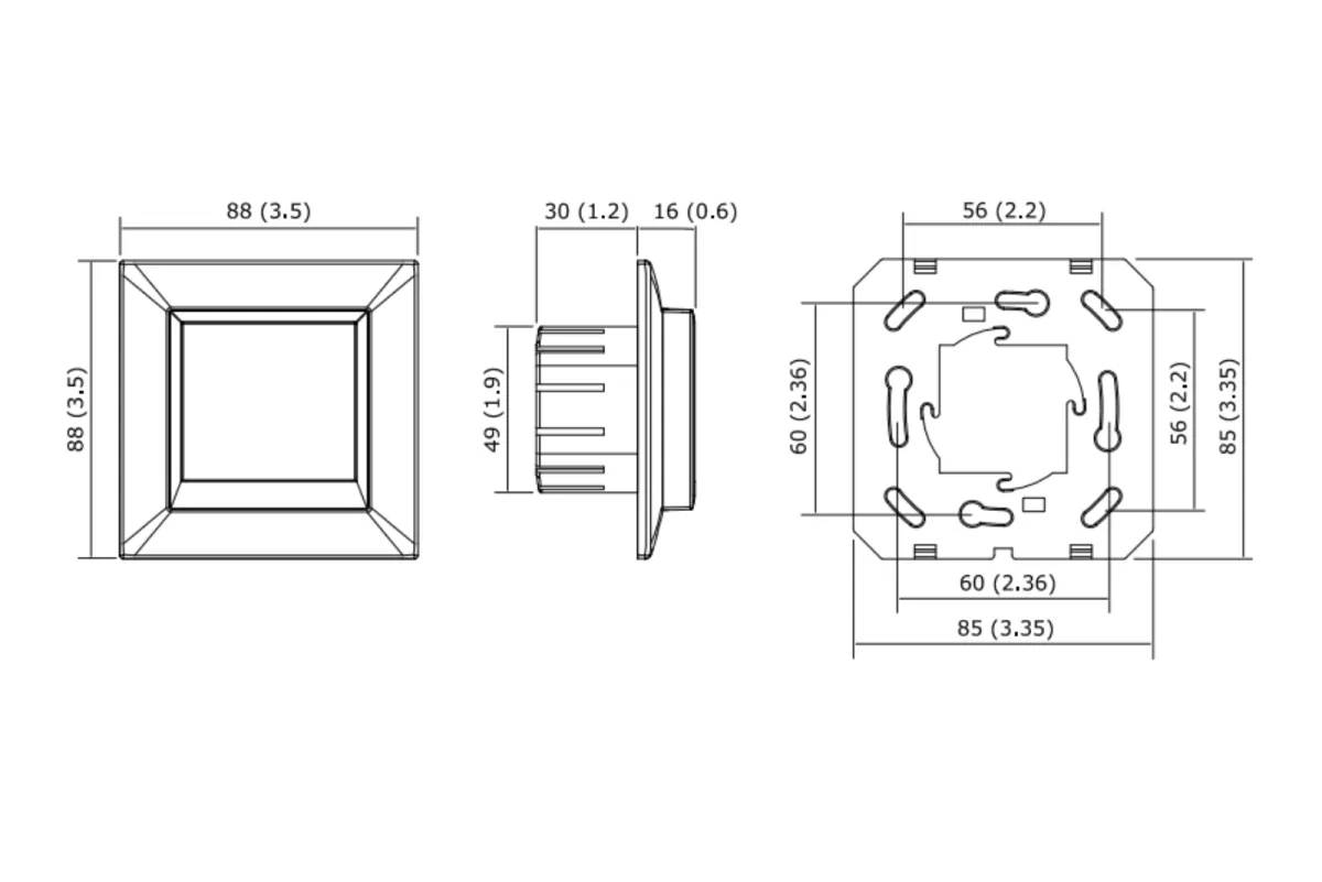 TRI2-FA-TH-221.202C: Controlador Vector – Sensor de Temperatura e Umidade